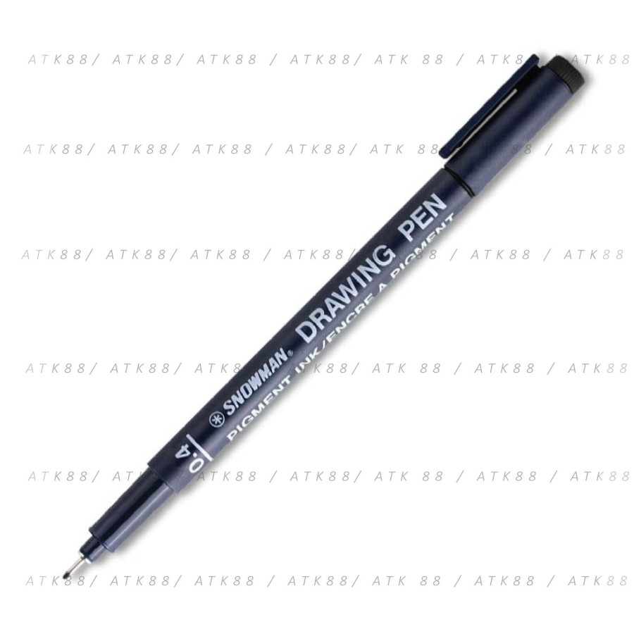 Snowman Drawing Pen Black – Zaقumh ART Store