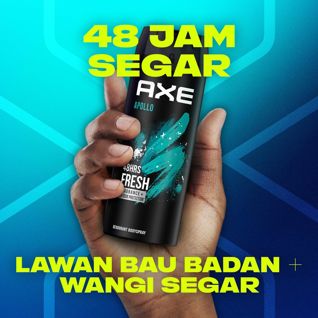 Axe Deodorant Body Spray Apollo 135ml (Kemasan Baru) Lazada