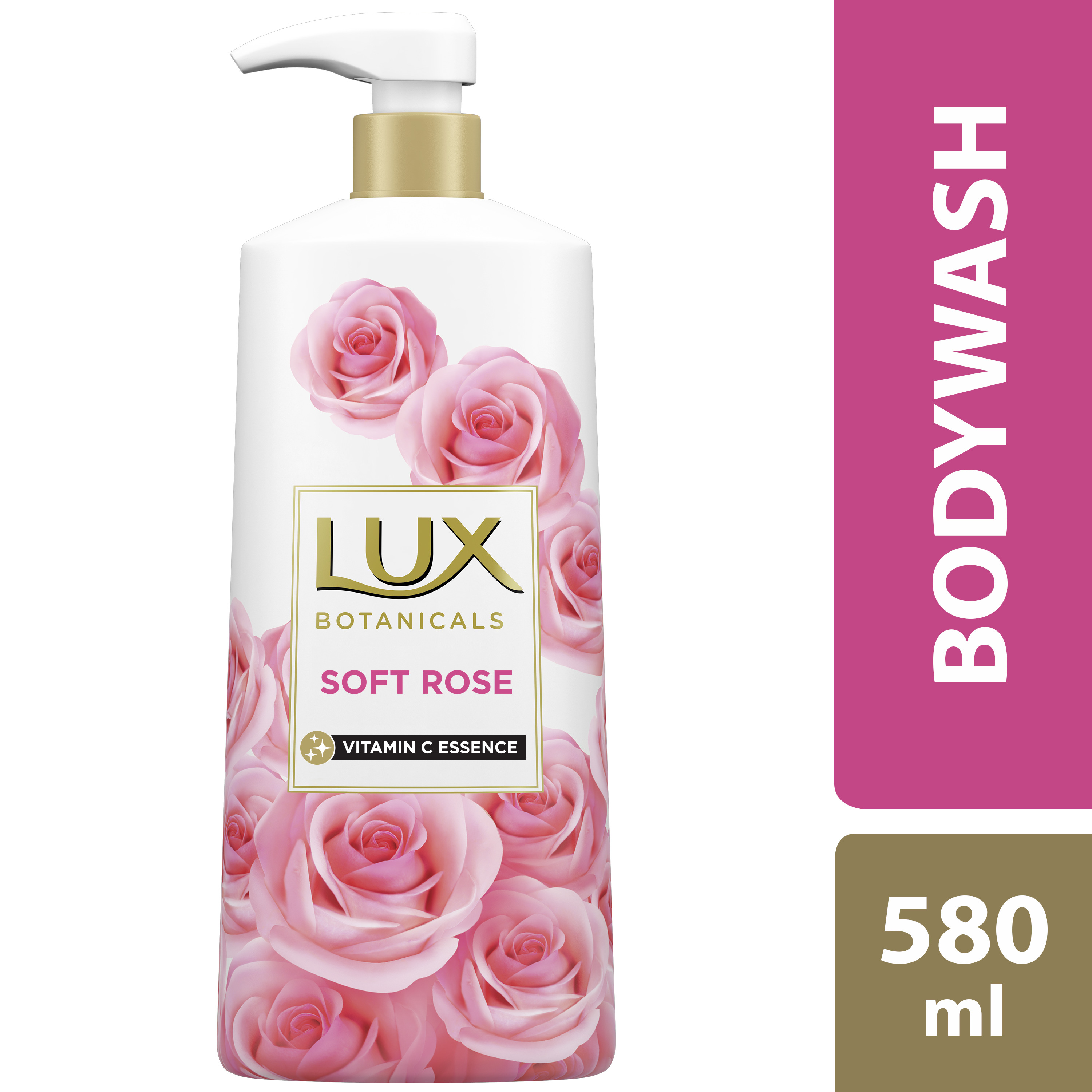 Lux Botanicals Sabun Mandi Cair Soft Rose 580Ml -Sabun Soft Rose, Sabun Mawar, Sabun kulit kering