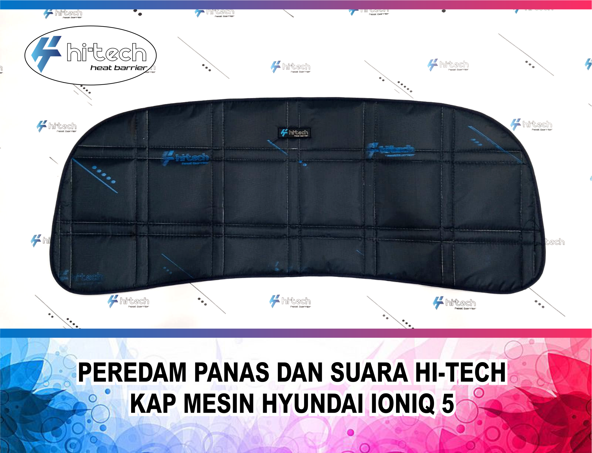 HITSHELL Hyundai Ioniq 5 Hitam Pekat - Perlindungan Panas Kap Mesin Plug and Play Harga 490,000 rupiah*Gratis Ongkir