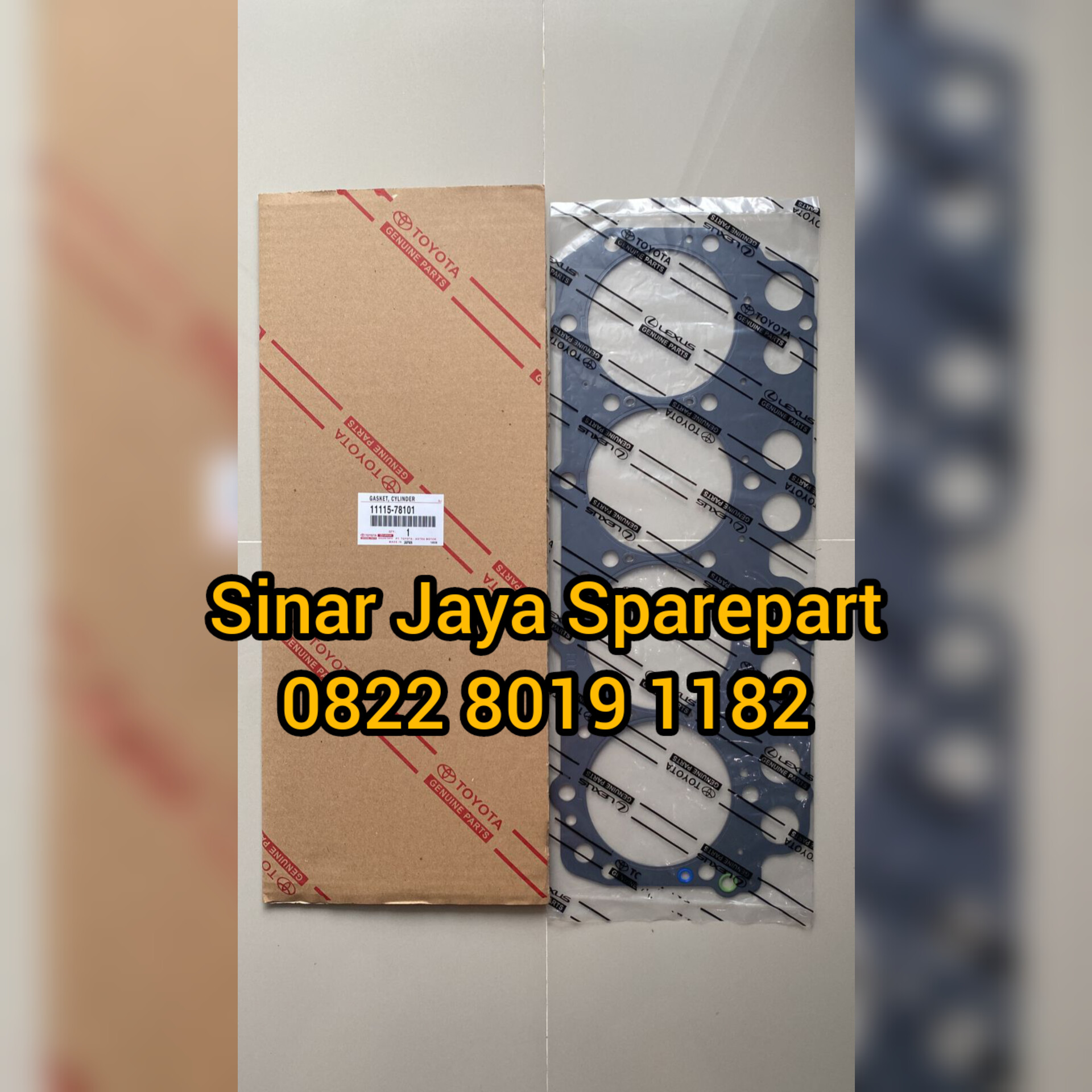 Packing Head / Packing Kop / Packing Deksel Toyota Dyna 130HT 130XT 130LT Hino Dutro 130HT 130HD 130MD 11115-E0031 / 78101 Harga 500,000 rupiah*Gratis Ongkir