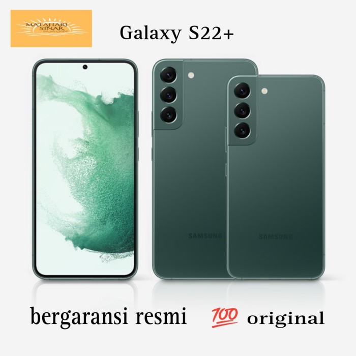 SAMSUNG GALAXY S22+ PLUS 8/256 S22 PLUS 8/256GB FULLSET ORIGINAL EX GARANSI RESMI Harga 6,595,000 rupiah*Gratis Ongkir