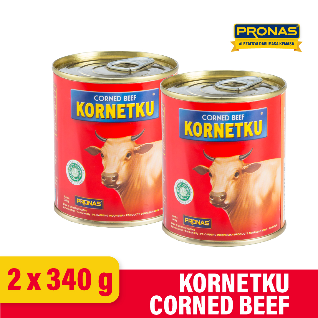 KORNET KU Kornet Sapi 340 g Bundling 2 pcs Harga 61,600 rupiah*Gratis Ongkir