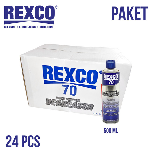 Rexco 70 SET 24 Pelumas Gemuk Serba Guna (Degreaser) 500 Ml DUS Harga 1,463,616 rupiah*Gratis Ongkir