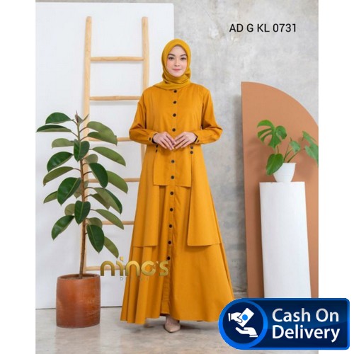 Gamis Wanita Terbaru 2021 Lebaran Brukat Mewah Murah Muslimah Remaja Dewasa Dress Muslim Perempuan Busui Pesta