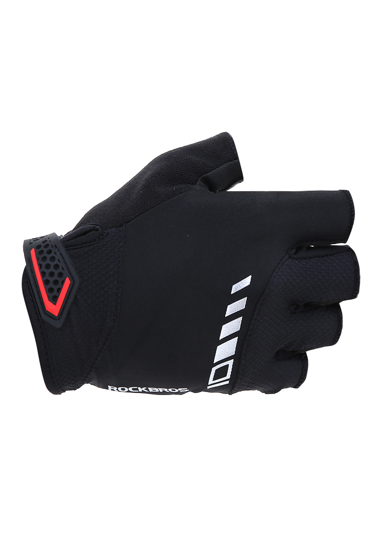 Hamlin Decs Sports Gloves Sarung Tangan Sepeda Half Finger Shock Absorber Anti Slip Material Nylon Lycra ORIGINAL - Black Harga 770,000 rupiah*Gratis Ongkir