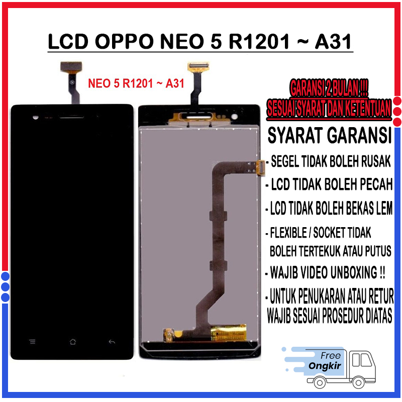 lcd hp oppo neo 5