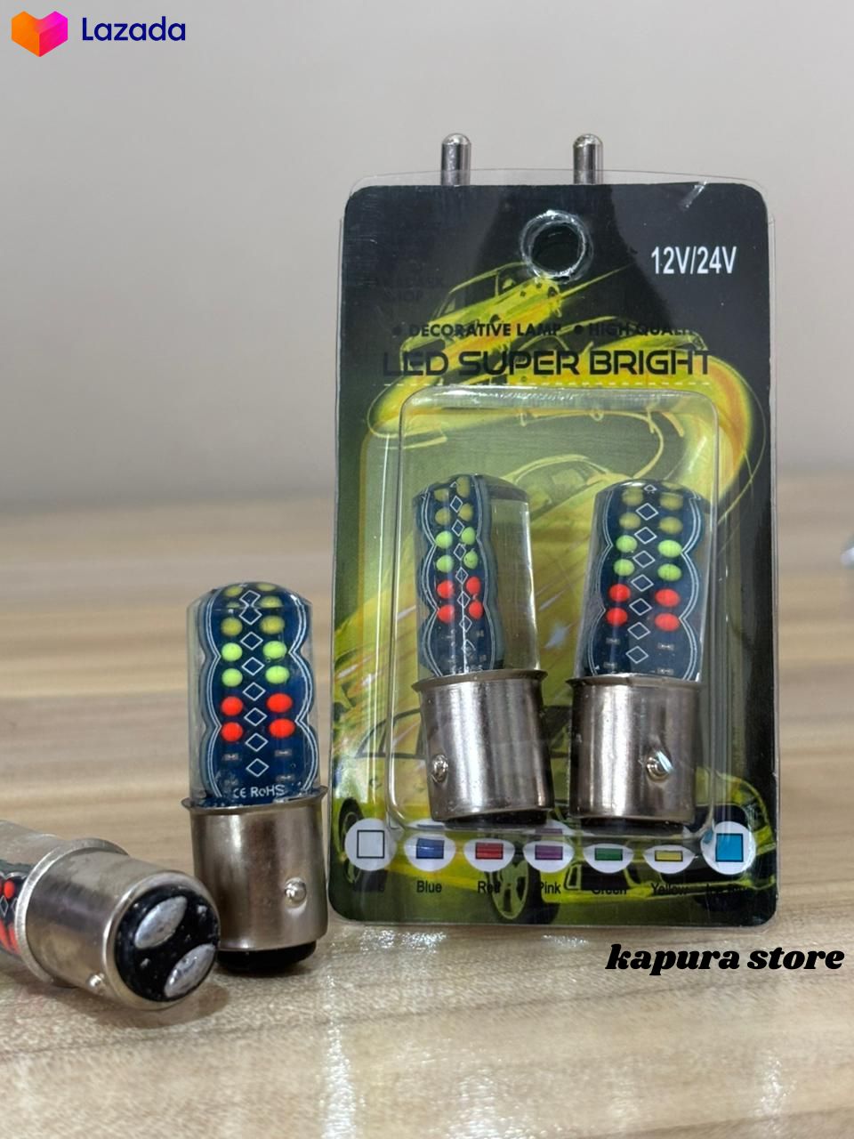 Dajjal Motorcycle Rear Light Rgb 32 Led Jelly 12V 2 Modes Waterproof Harga 10,500 rupiah*Gratis Ongkir