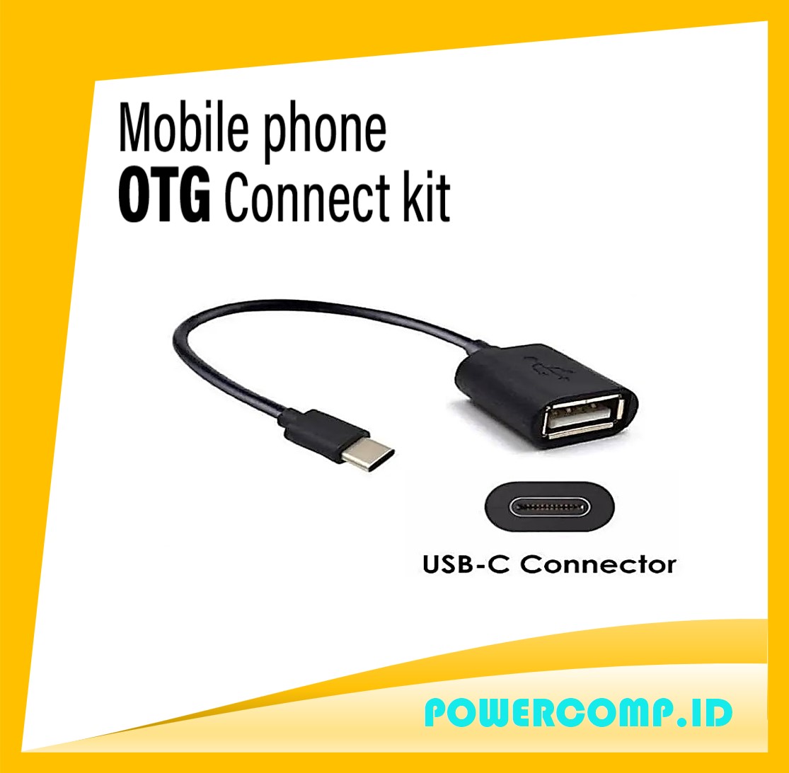 Kabel OTG Type C ke USB 2.0 - Cocok untuk HP Android & Tablet, Bisa Baca Flashdisk, Main Game, Ngetik, Plug & Play - USB-C to USB-A 2.0 Female Adapter Cable Converter! Harga 4,050 rupiah*Gratis Ongkir