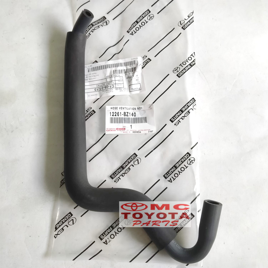 Selang Ventilasi PVC All New Avanza Rush Terios 12261-BZ140 Harga 97,500 rupiah*Gratis Ongkir