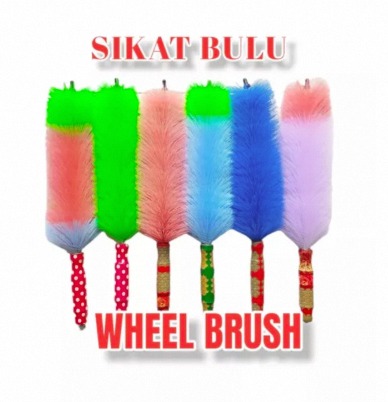 2 Pcs Whell Brush Sikat Cuci Velg Motor dan Mobil Harga 9,900 rupiah*Gratis Ongkir