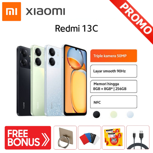 Xiaomi Redmi 13C 8/256Gb - Mediatek Helio G85 (12Nm) Harga 1,290,000 rupiah*Gratis Ongkir