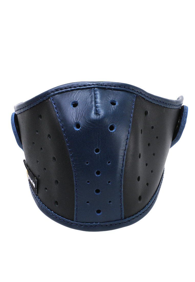 Hamlin Vente Masker Buff Breathable Filter 2 Layer Headloop Mask Material Genuine Leather ORIGINAL - Black Blue Harga 1,046,000 rupiah*Gratis Ongkir