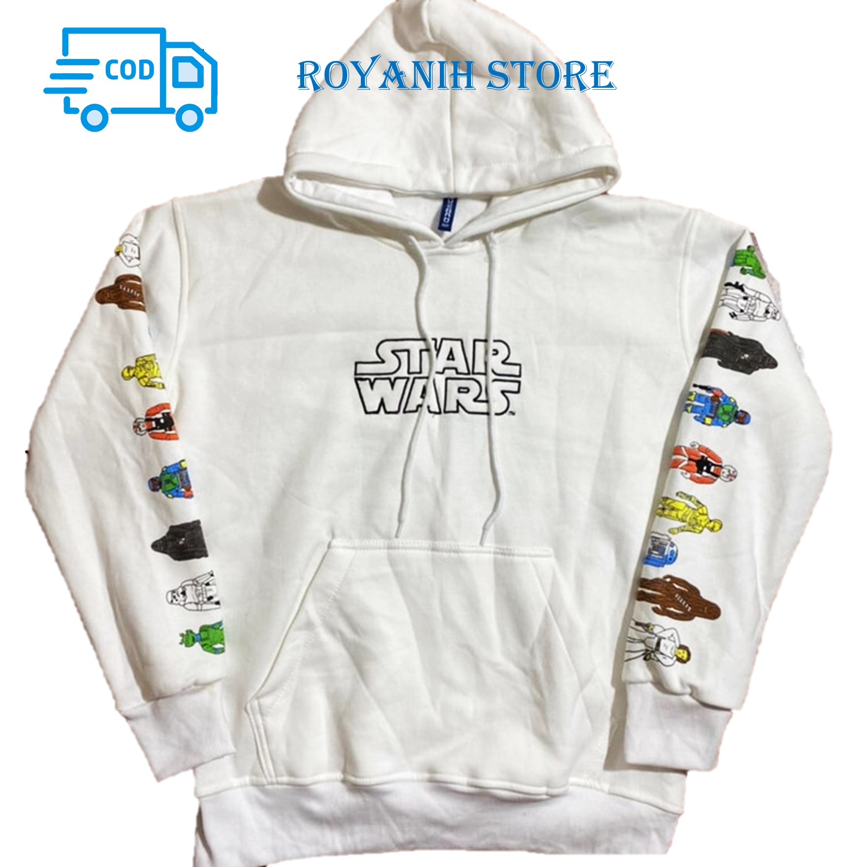 Hoodie Hu0026M STAR WARS WHITE | Lazada Indonesia