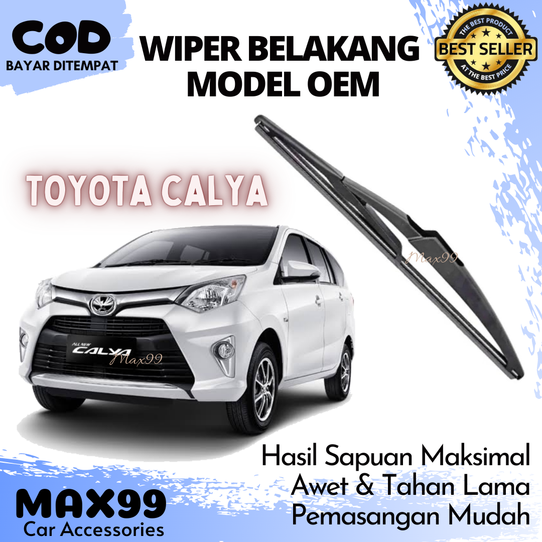 COD - Wiper Belakang Calya / Wiper Belakang Toyota Calya - Max99 Harga 32,500 rupiah*Gratis Ongkir