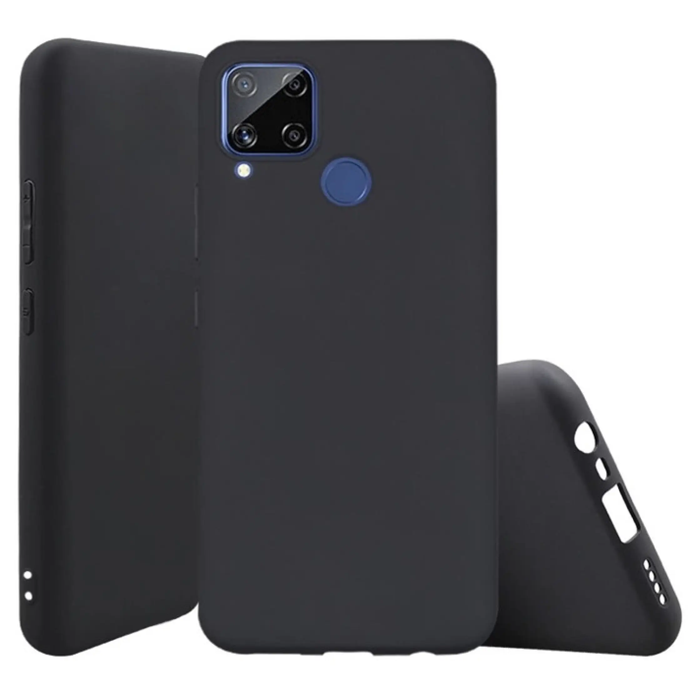 Softcase Hp Realme C15 Hitam Casing Hp Realme C15 Silikon Hp Lentur Case Matte Realme Black Tpu Lazada Indonesia