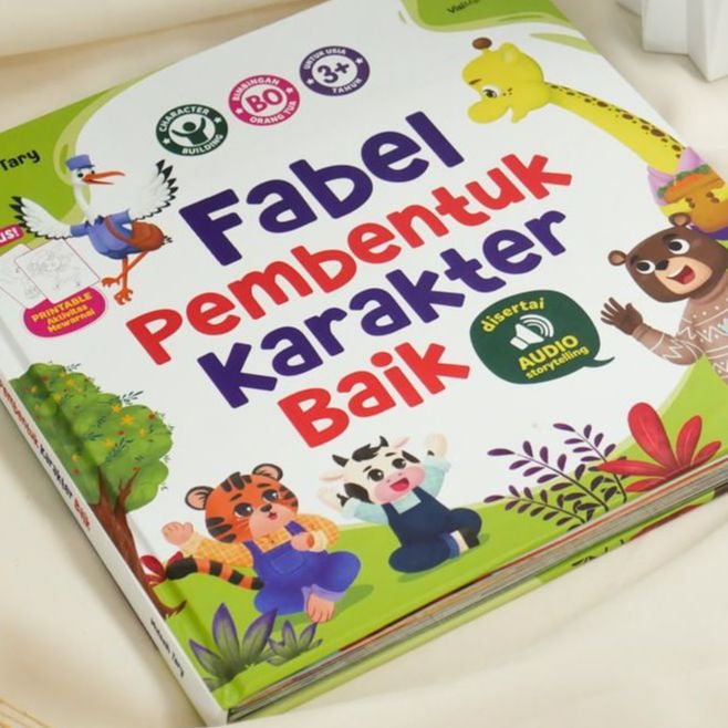 Buku Fabel Pembentuk Karakter Baik Hard Cover Ziyad books Buku Cerita Dongeng Anak