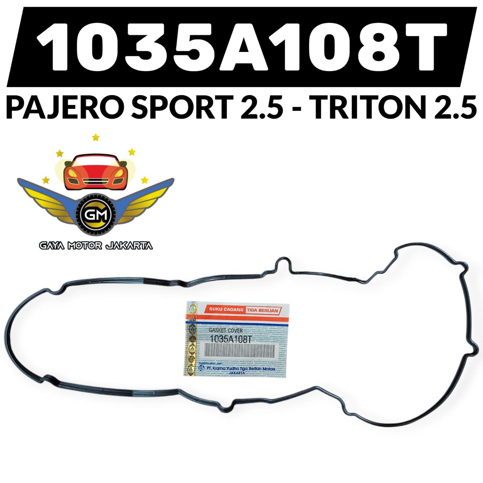 Mitsubishi Pajero Sport 2500cc - Triton 2500cc 1035a108t valve cap gasket Harga 31,500 rupiah*Gratis Ongkir