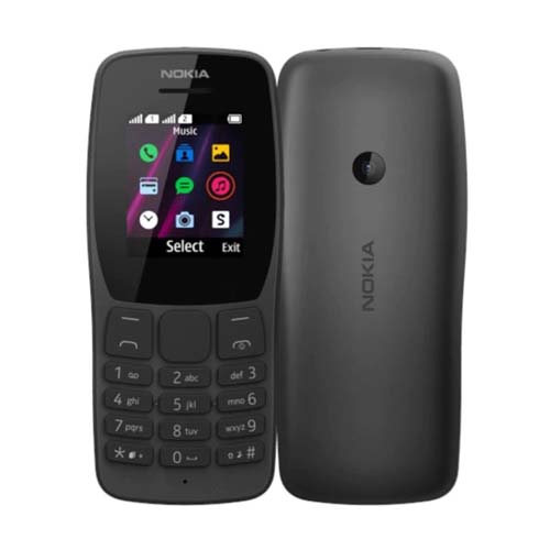 Nokia 110 TA-1192 Resmi Dual Sim Camera HP Candybar MP3 FM Radio Support Micro SD Ponsel Nokia Terbaru