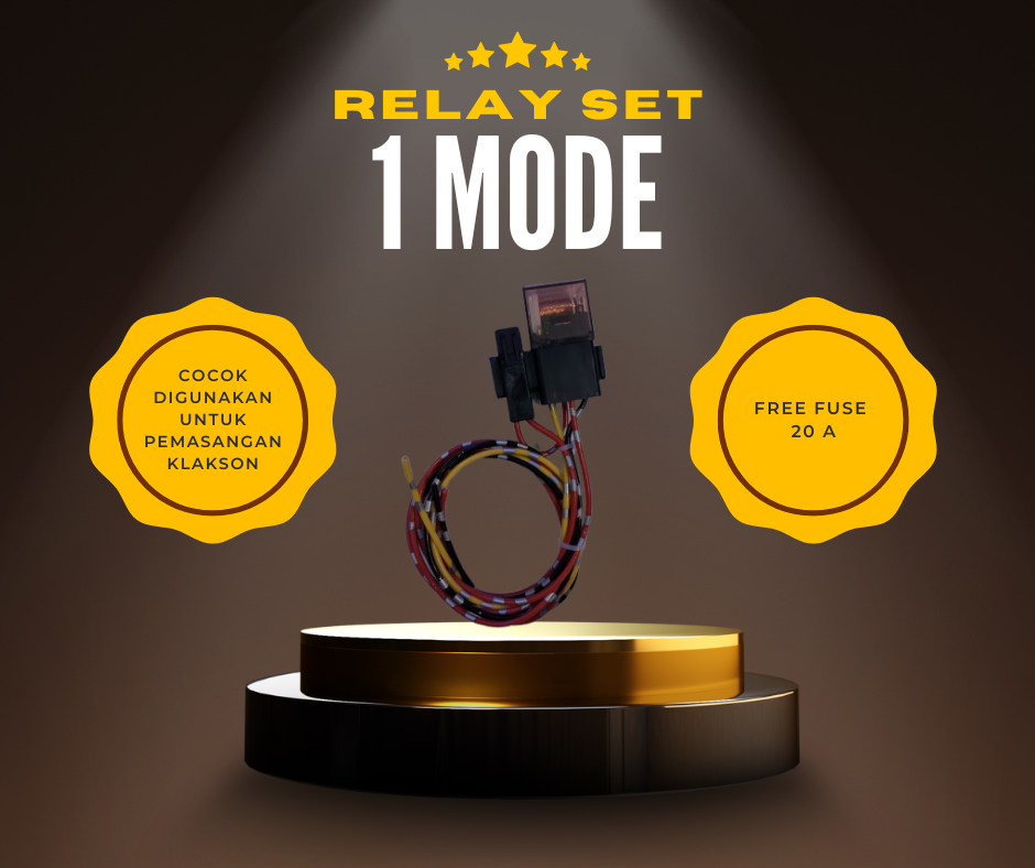 Relay 1 Mode klakson mobil motor Harga 25,000 rupiah*Gratis Ongkir