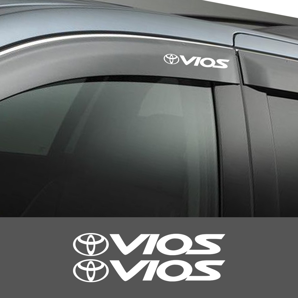 Stiker Talang Air Mobil Toyota Vios - Car Visor Decal Sticker Harga 10,000 rupiah*Gratis Ongkir
