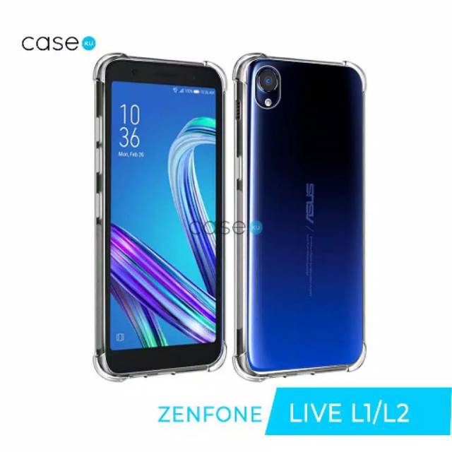 Softcase Bening ASUS ZENFONE LIVE L1 L2 ZA550KL Silikon Jelly Kondom HP Anticrack Premium Transparan | Lazada Indonesia