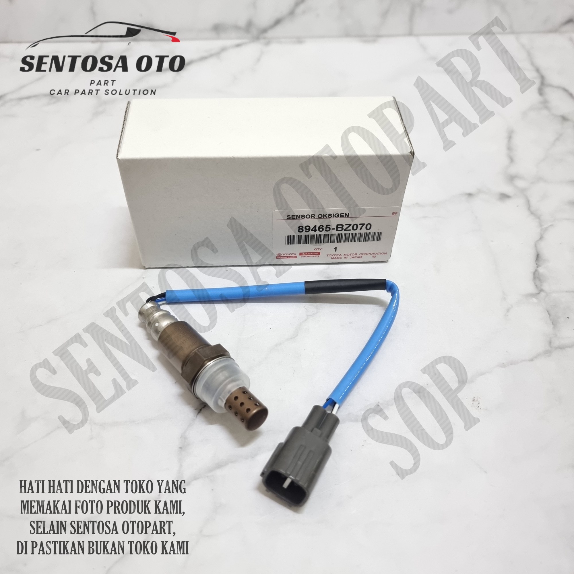 Sensor Oksigen O2 Sensor Knalpot Oxygen Avanza Xenia Rush Terios Gran Max Luxio P/N 89465-BZ070 Harga 160,000 rupiah*Gratis Ongkir