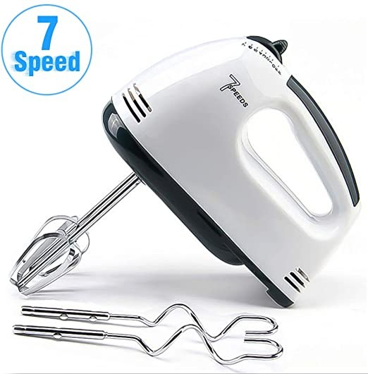 Super Hand Mixer Pengaduk 7 Kecepatan Otomatis - Free 4 Buah Alat Pengocok - Mixer - HAN RIVER hand mi…