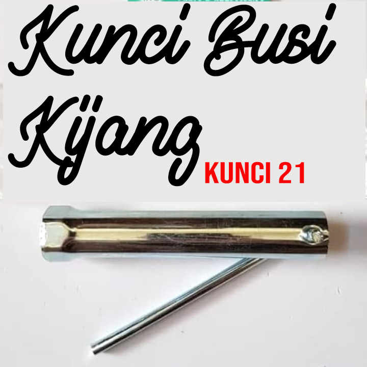 [Kunci 21mm] Kunci Busi Mobil Toyota Kijang 4K 5K 7K Ukuran Kunci 21mm Harga 16,000 rupiah*Gratis Ongkir