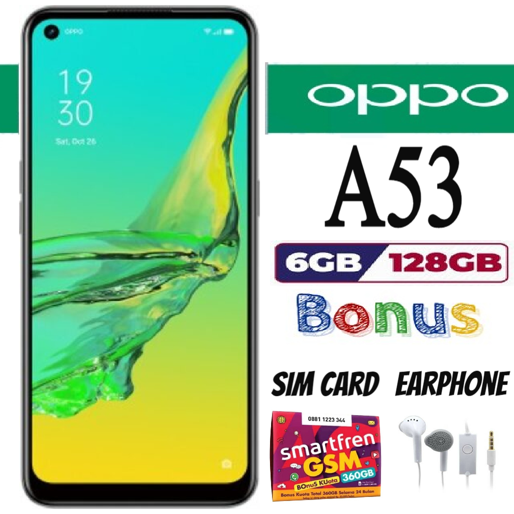 HP Oppo A53 Ram 6 GB Rom 128 GB Ex-Sein Garansi - Toko Harga  1,350,000 Ringgit*Penghantaran Percuma