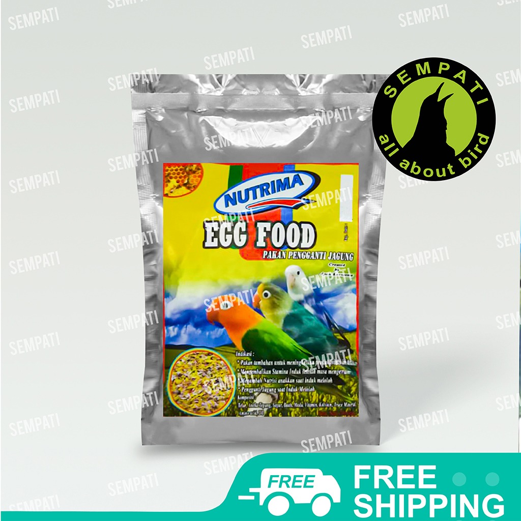 harga egg food lovebird