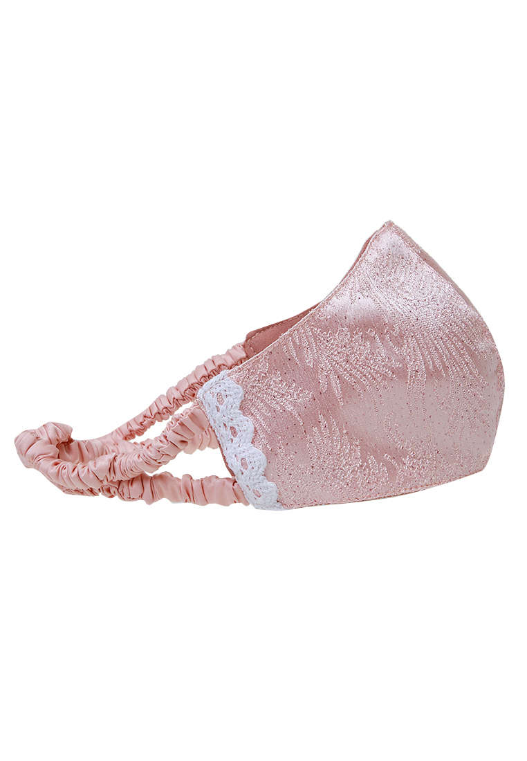 Hamlin Evelyn Masker Wanita Princess Headloop Mask 2 Ply Breathable Material Brokat ORIGINAL - Peach Harga 147,000 Ringgit*Penghantaran Percuma