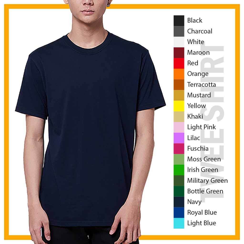 Kaos Polos Cotton Combed 30s Lengan 