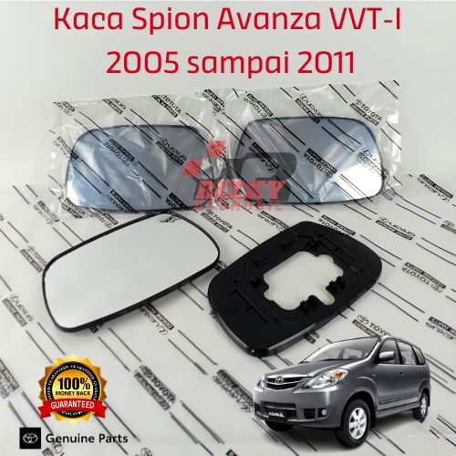 AVANZA VVTI REAR VIEW MIRROR 2005 2006 2007 2008 2009 2010 2011 Harga 45,000 rupiah*Gratis Ongkir