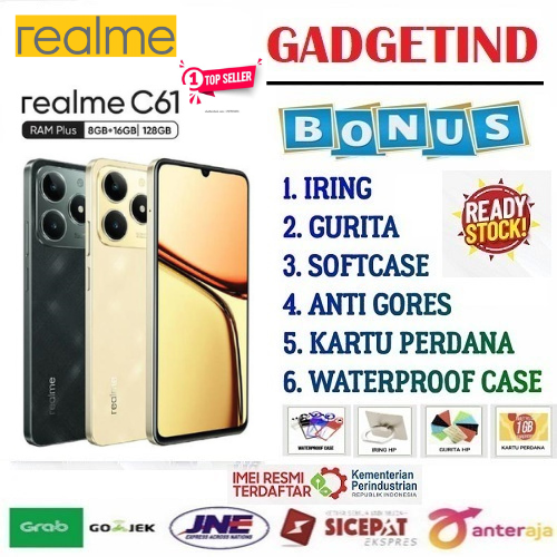 Sale Realme C61 8/128Gb (50Mp Ai Camera) | 90Hz Eye Comfort Display | 7.84mm Ultra Slim Design | Powerful Octa-Core Chipset | 5000Mah Harga  1,324,320 Ringgit*Penghantaran Percuma