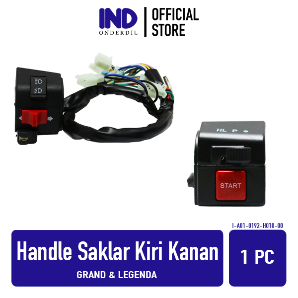 Handle Switch Left Right Astrea Grand Legend Switch Holder Stater Switch Dimmer Starter Horn Turn Signal Light Headlight on Far Near Handle Handle Harga 58,870 rupiah*Gratis Ongkir