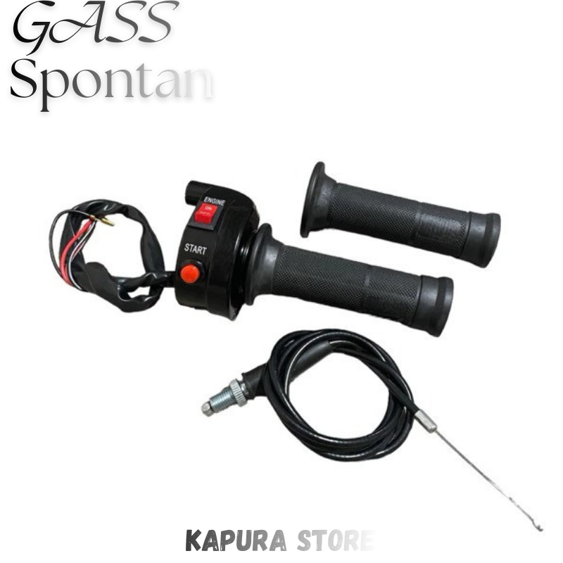 Black Iron Universal Motorcycle Racing Spontan Gas | Throttle Upgrade | Polos-2T-3T Harga 31,500 rupiah*Gratis Ongkir