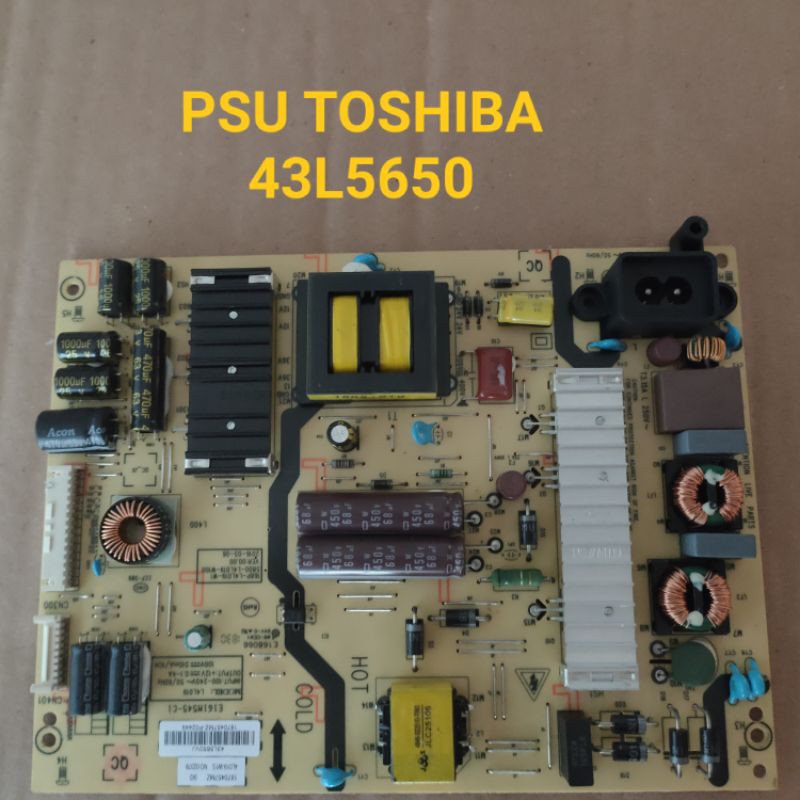 PSU - POWER SUPPLY TOSHIBA 43L5650VJ Harga 320,000 rupiah*Gratis Ongkir