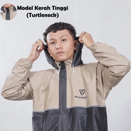 RAINEX raincoat-raincoat men/women PVC material, FullPress sealer, anti-rembes Harga 85,884 rupiah*Gratis Ongkir