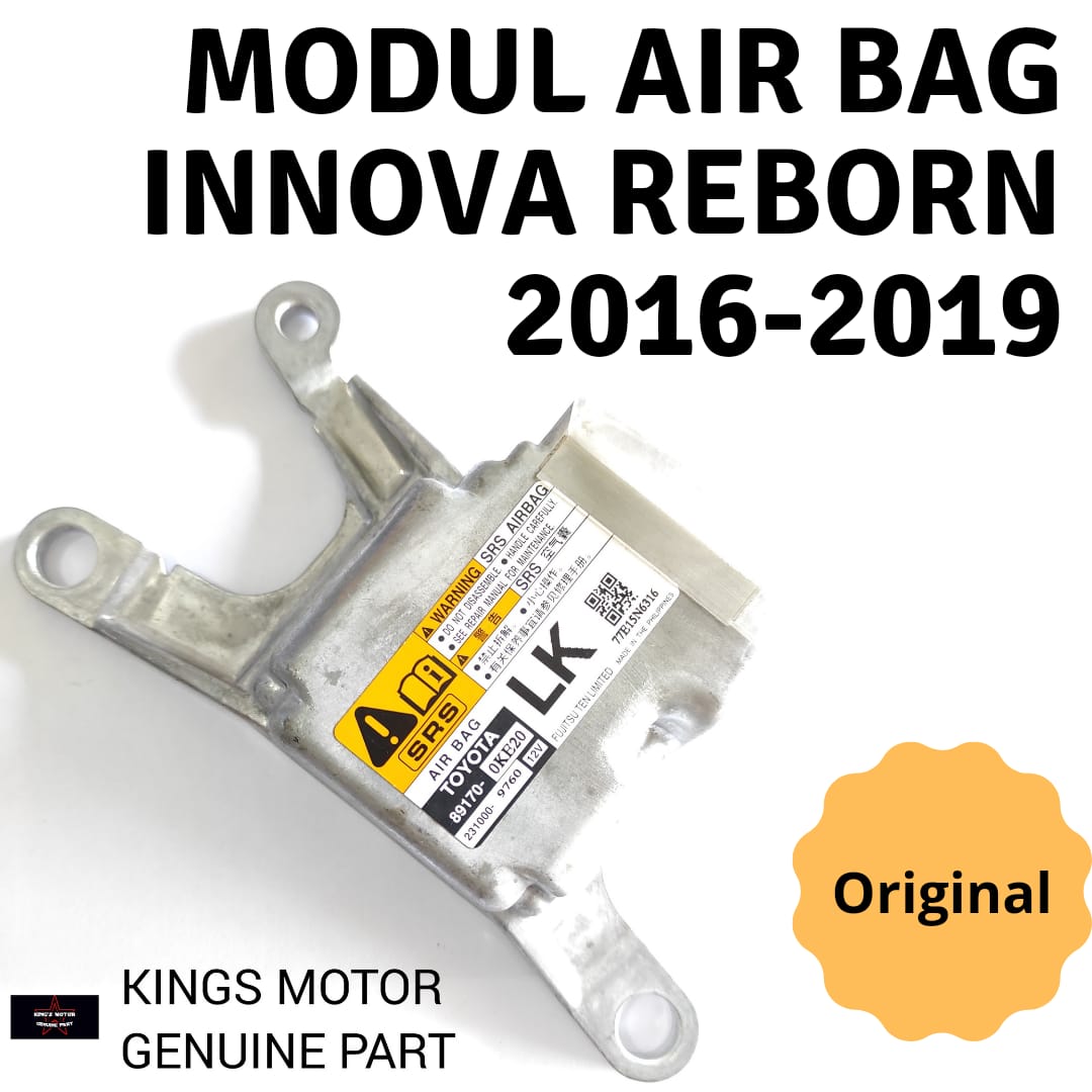 Modul Sensor Airbag Innova Reborn 89170-0KE20 OKE20 SRS Air bag LK Original Harga 1,750,000 rupiah*Gratis Ongkir