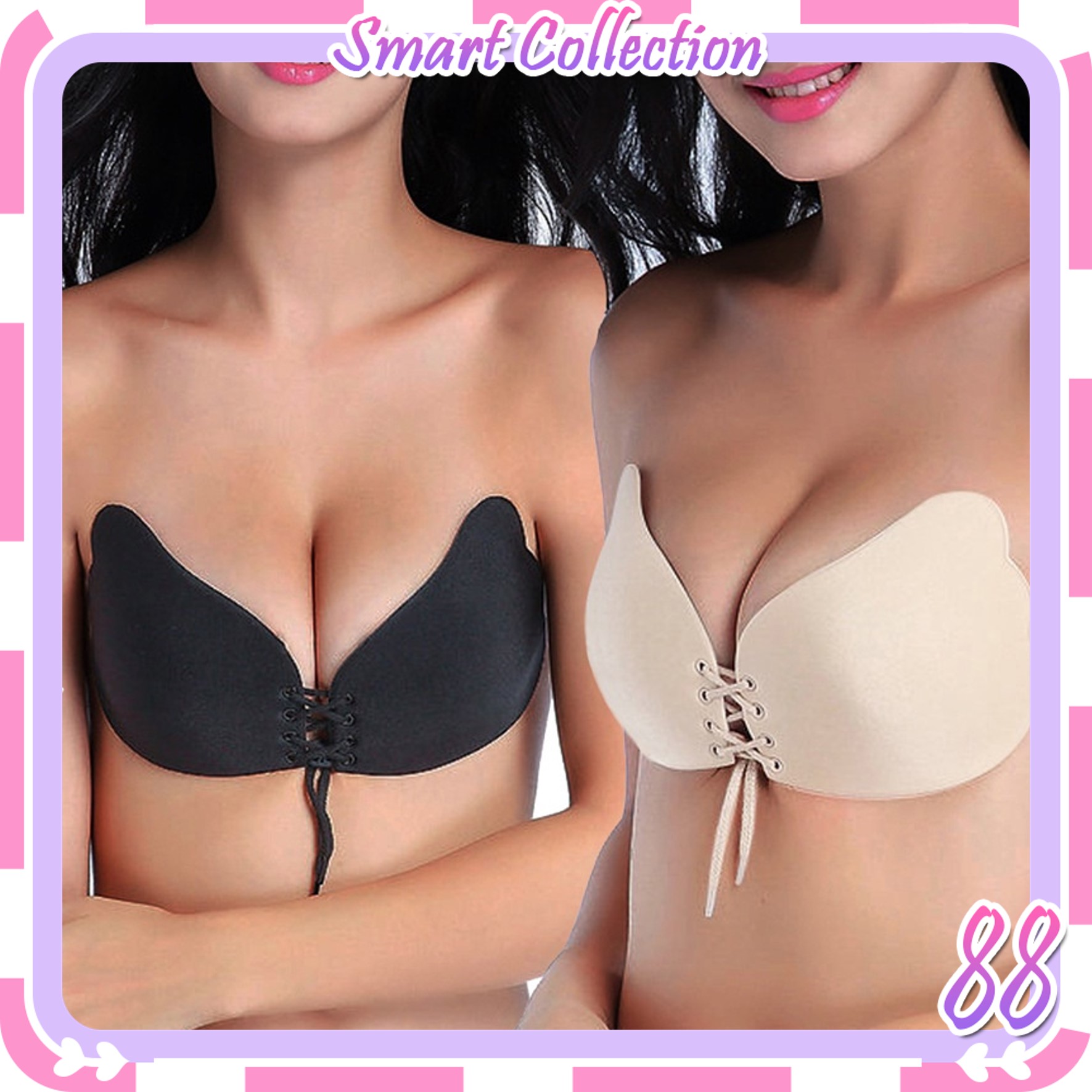 SC BR1020 BRA TEMPEL WINGS MODEL SAYAP - BRA TEMPEL BACKLESS TANPA KAWAT PENGAIT - PUSH UP BRA TEMPEL UNTUK DRESS Harga 13,813 rupiah*Gratis Ongkir