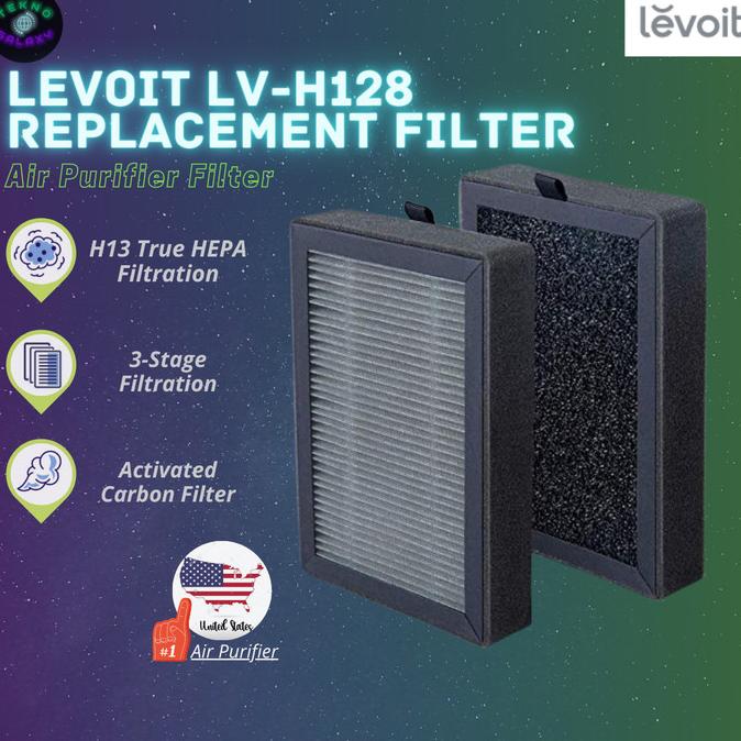 LEVOIT LV-H128 True HEPA Desktop Air Purifier Replacement Filter