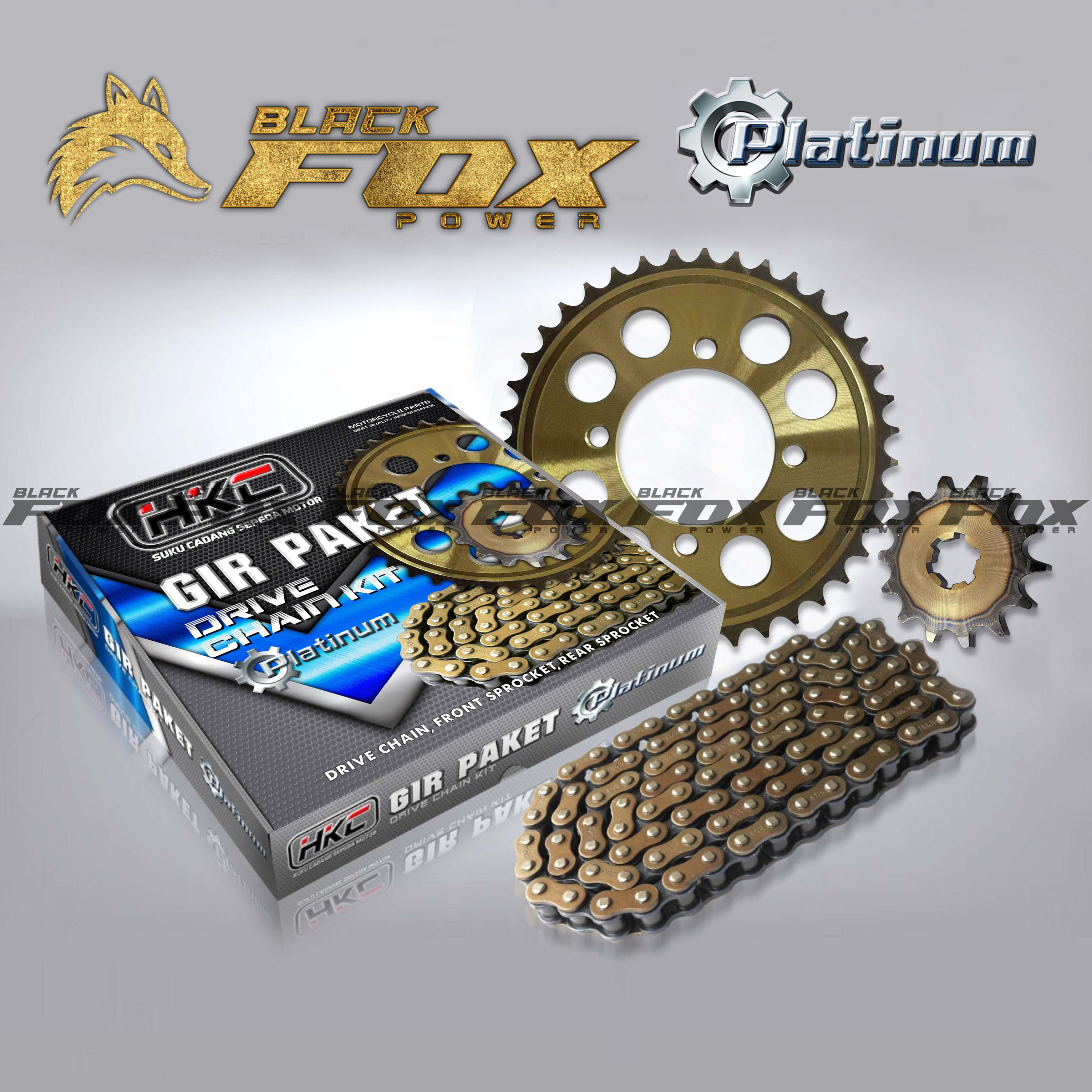 Gear Set Gear Package Hkc Platinum Astrea Grand Legenda Astrea Prima 14t 35t 428H 100L Harga 100,200 rupiah*Gratis Ongkir