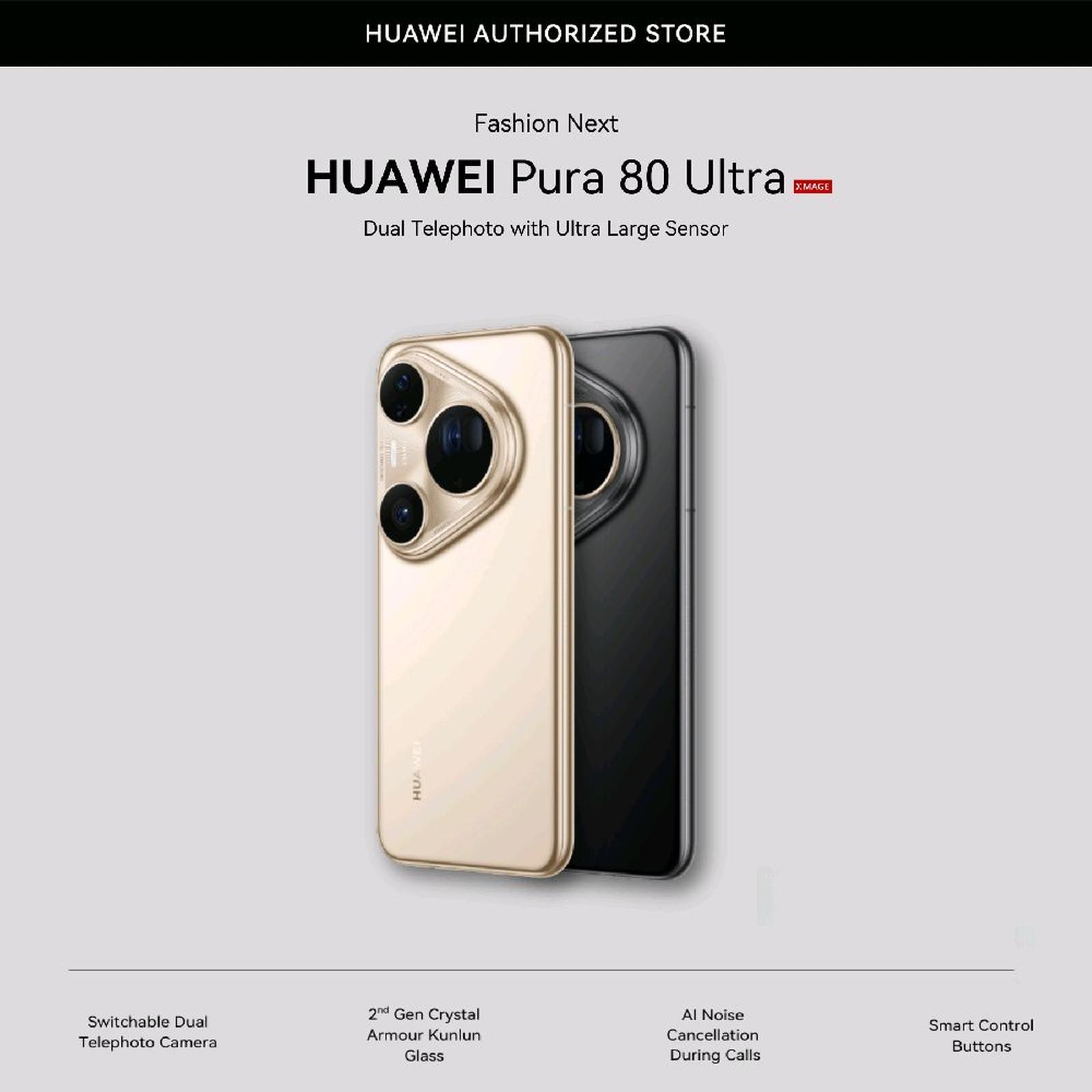 Huawei Pura 80 Ultra smartphone | 10x optical zoom | 1-inch sensor | Kunlun glass | 100W | smart AI Harga 22,999,000 rupiah*Gratis Ongkir