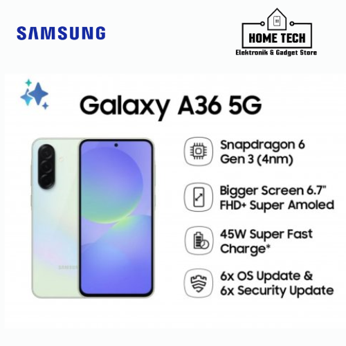 samsung galaxy a36 5g ram 8/256gb *garansi resmi* Harga 4,589,000 rupiah*Gratis Ongkir