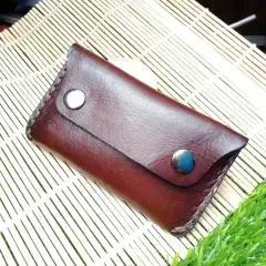 Dompet  Kartu atm ktp uang tas Pinggang Pria Kulit Vegtan