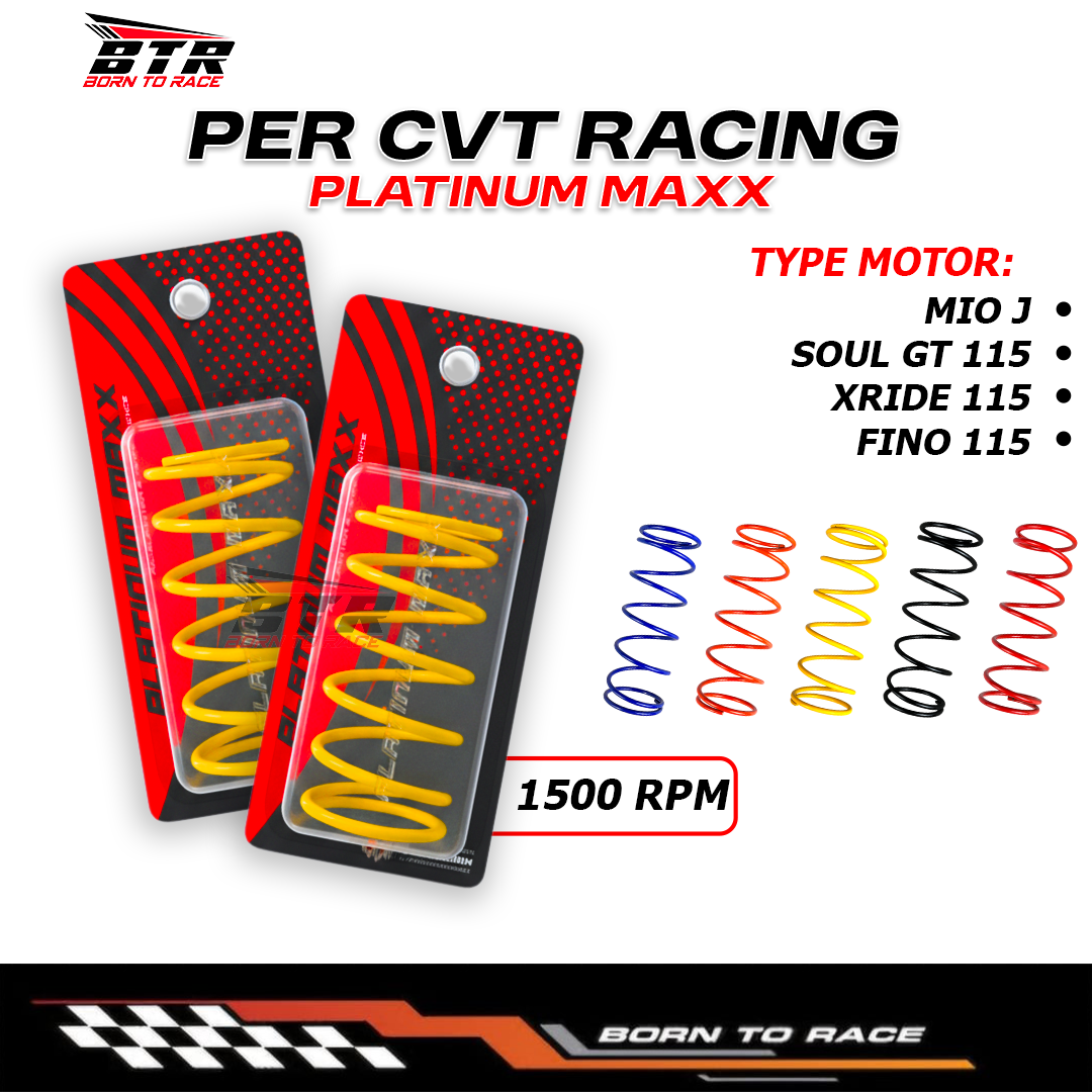 Mio J - Per Cvt Racing 1500Rpm Mio J Per Cvt Platinum Maxx Racing 1500Rpm Harga 100,000 rupiah*Gratis Ongkir