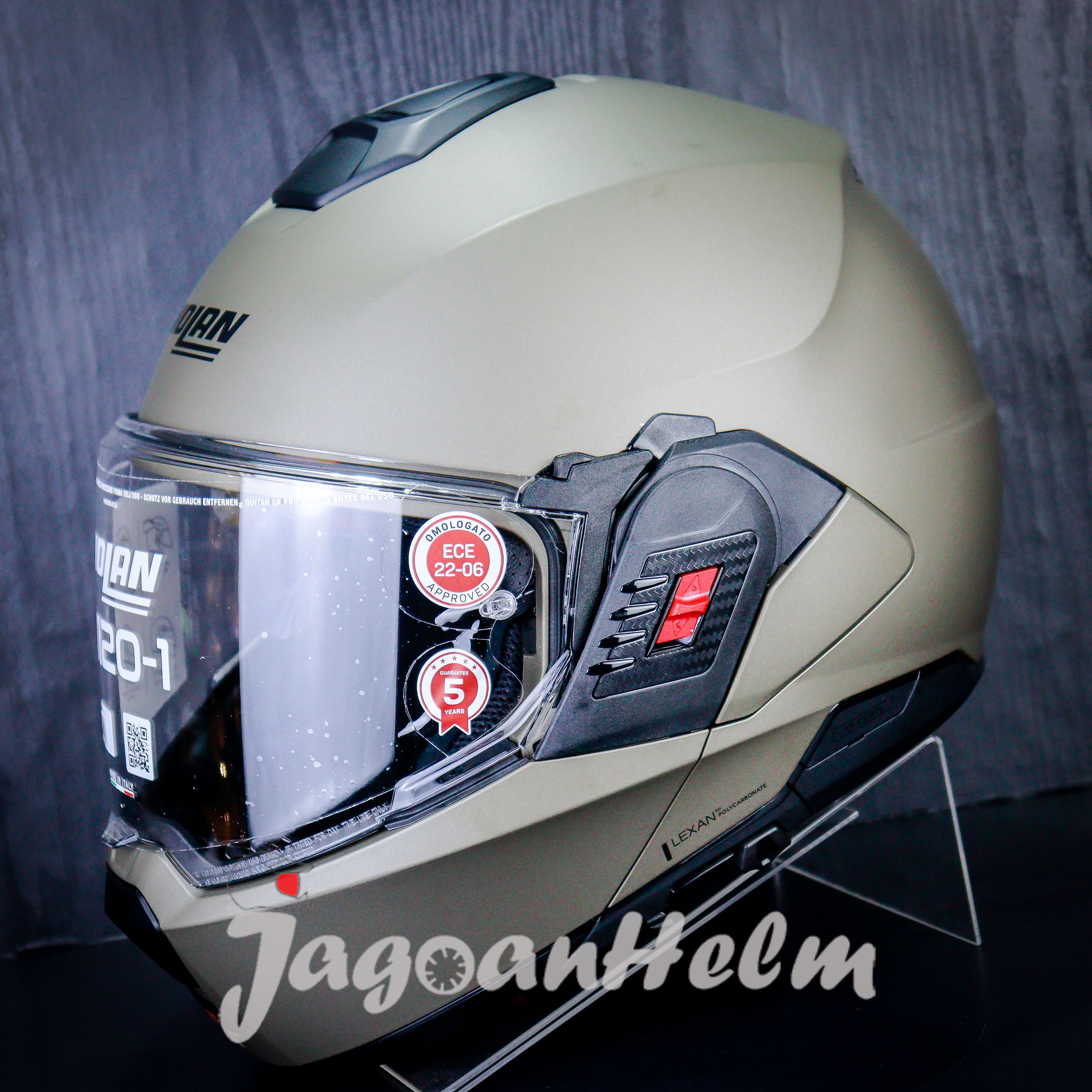 NOLAN HELM N1201 CLASSICO NOBILE NCOM #315 | MATT BROWN | N120-1 MODULAR Harga 8,360,000 rupiah*Gratis Ongkir