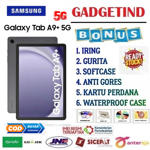 Sale Samsung Tab A9+ 8/128Gb - Android Tablet Processor: Qualcomm Sm6375 Size: 11” Technology: 90Hz Harga  2,650,000 Ringgit*Penghantaran Percuma
