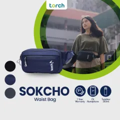TORCH Sokcho Tas Pinggang Selempang Konser Ringan Anti Air Pria Wanita - Waist Bag Waterproof